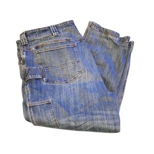 Duluth Mens 42x28 Ballroom Double Flex Carpenter Jeans
